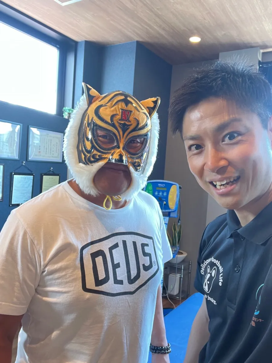 レジェンド新日本プロレス　タイガーマスク選手　In大田区池上からだ塾　整体